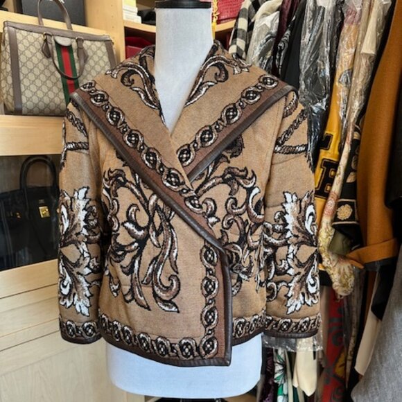 St. John Collection Jackets & Blazers - St. John Collection Floral Print Evening Jacket Size 4